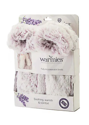 Pink Marshmallow Boots by Warmies | Look Again