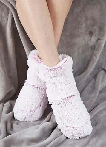 Pink Marshmallow Boots by Warmies | Look Again