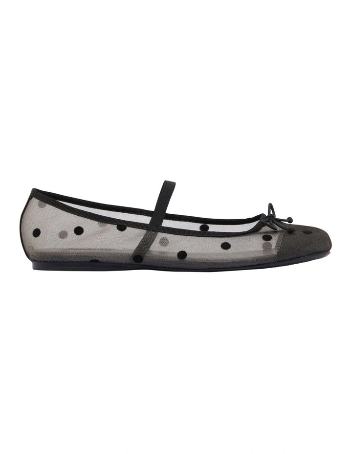 Prendy Ballet Flat in Black