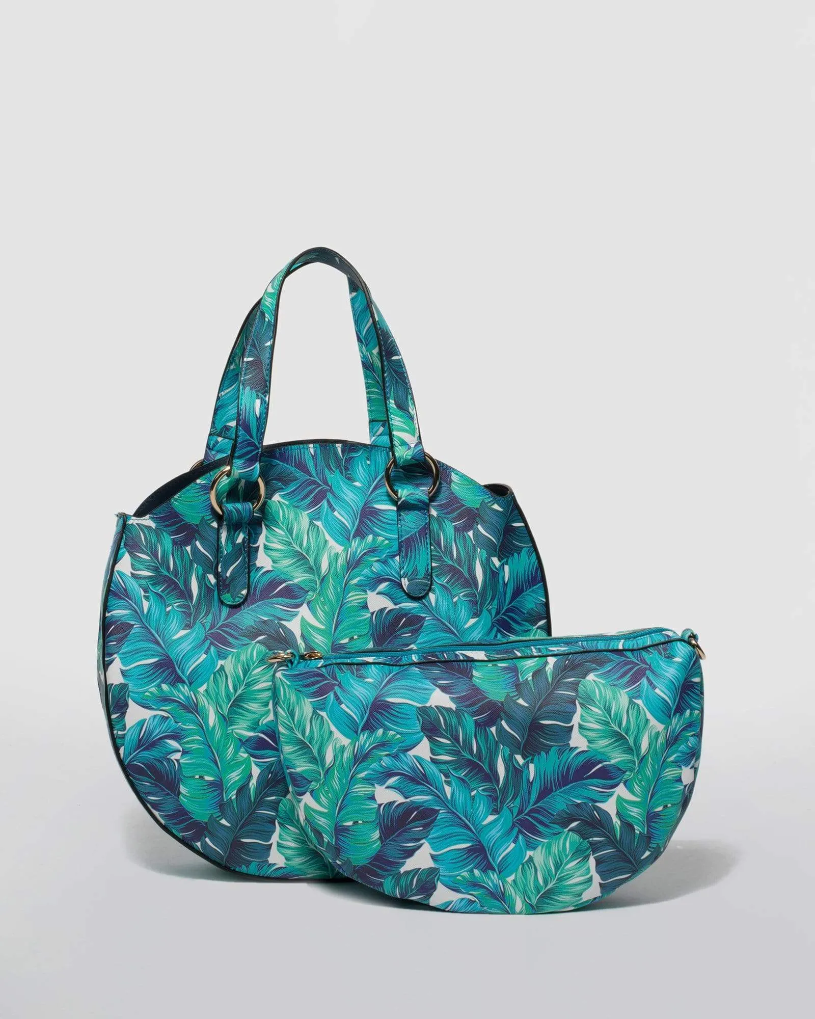 Print Claire Circle Tote Bag