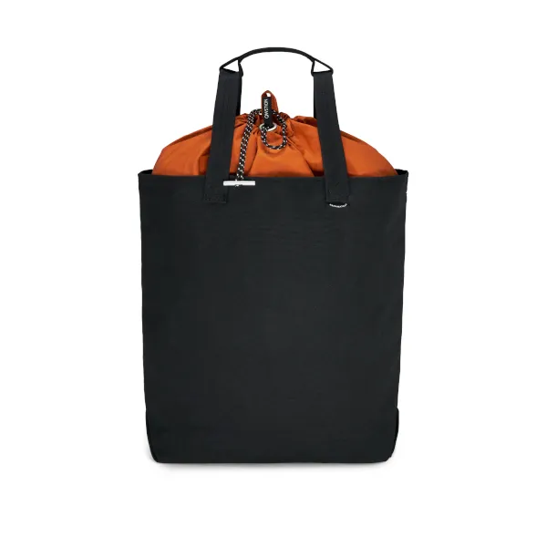 Qwstion Bananatex Tote Bag Medium (all black robin)