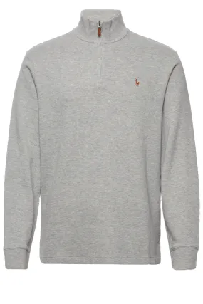 Ralph Lauren 1/4 Zip Logo Pullover Grey