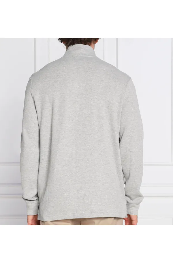 Ralph Lauren 1/4 Zip Logo Pullover Grey