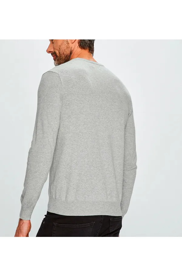 Ralph Lauren Pima Knit Pullover Grey