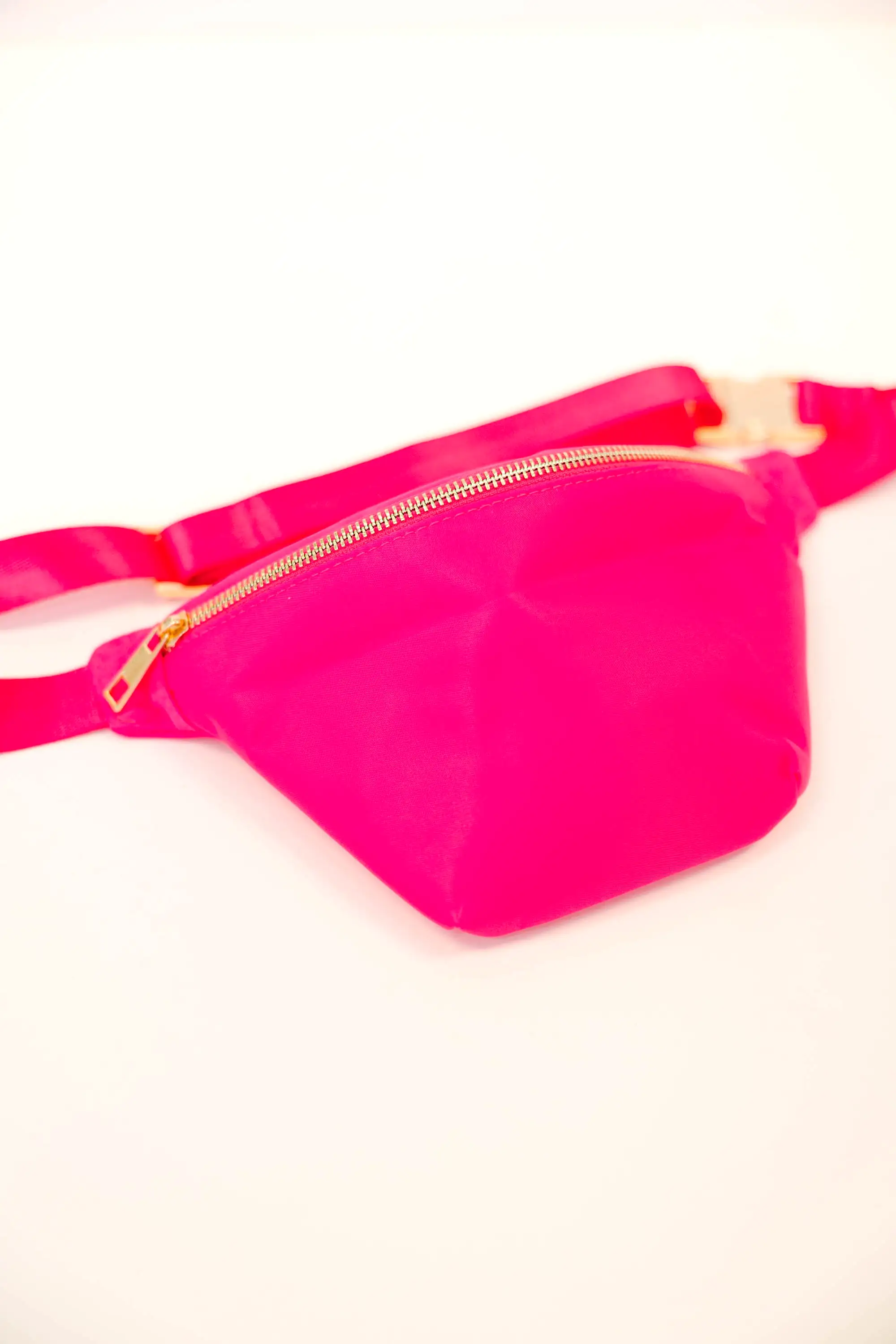 Ready For Action Hot Pink Varsity Fanny Pack