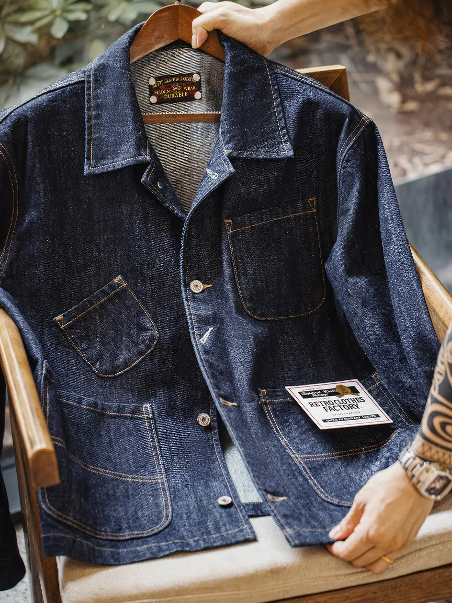 Retro Four-pocket Denim Jacket