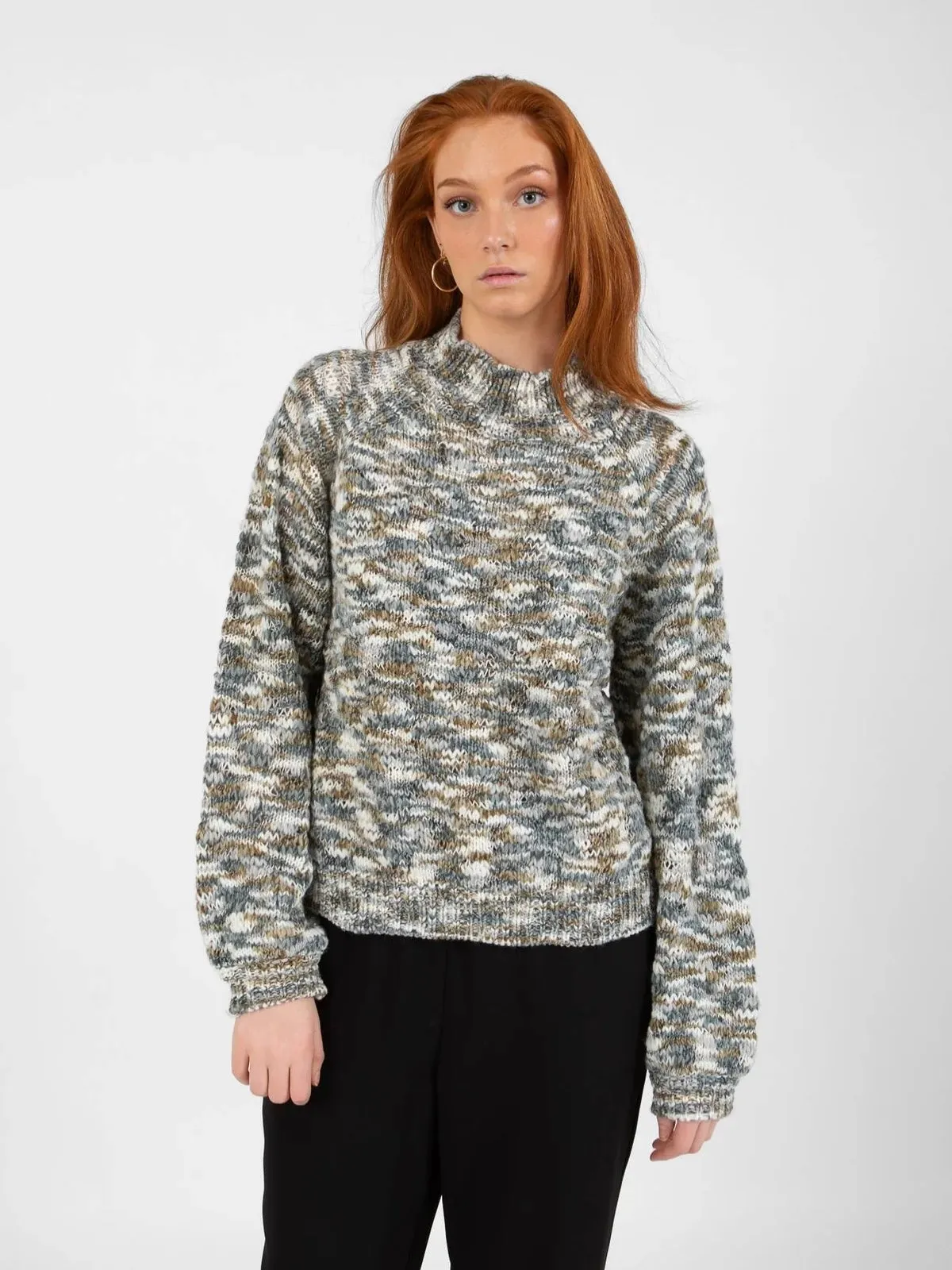 Sacs of Ashbourne   CC Heart LEIA round neck knit sweater