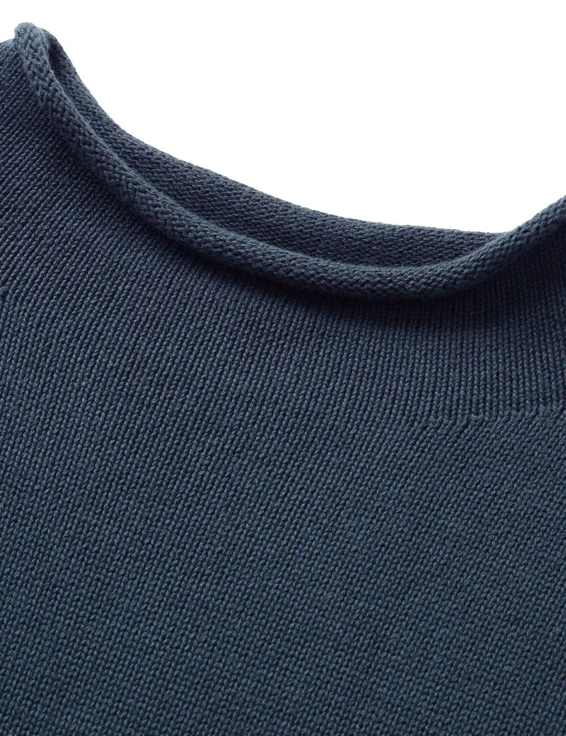 Service Works Mock Smock Sweater Navy