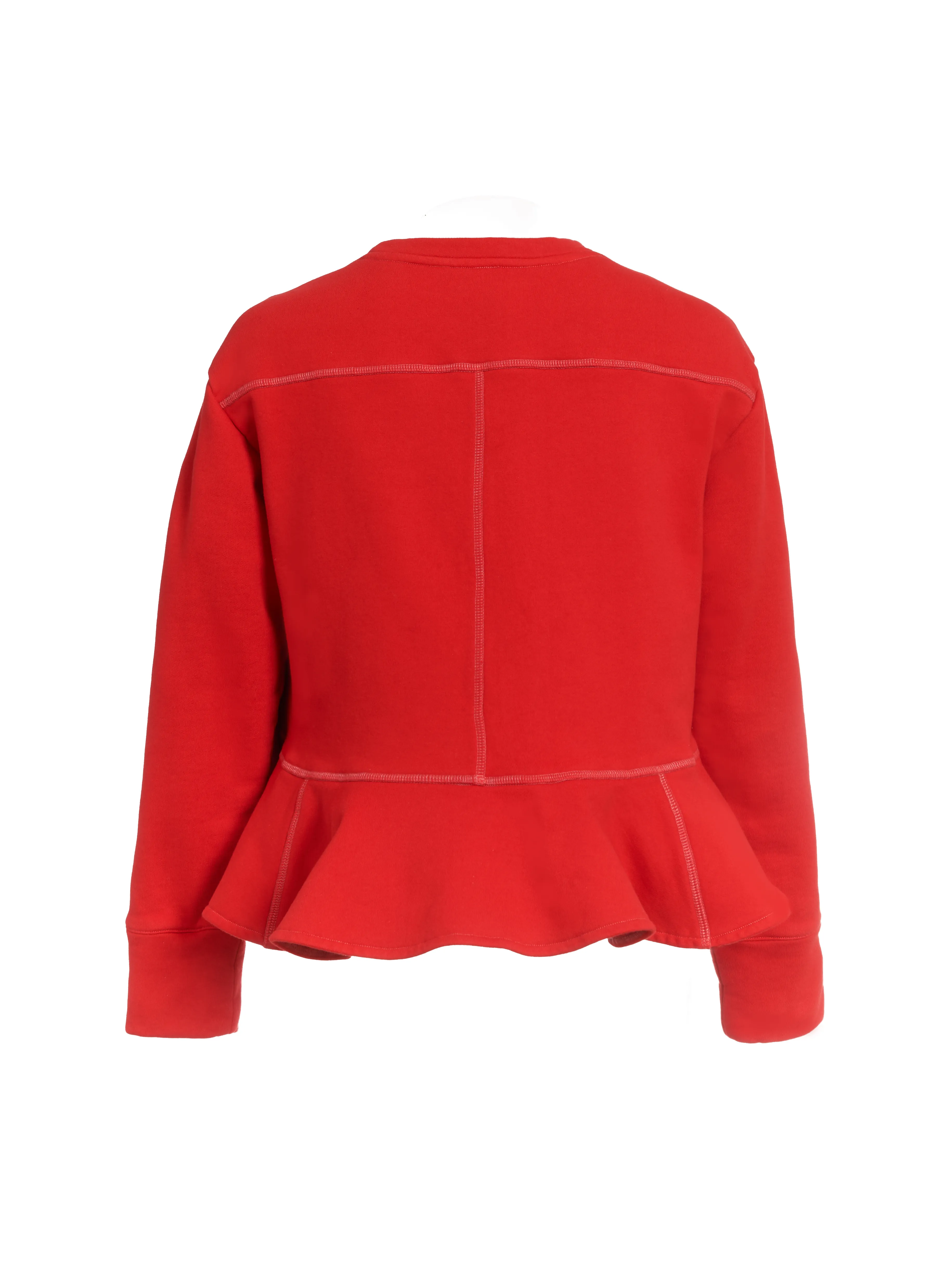 SHRUNKEN DEE SWEATSHIRT, SCARLET RED