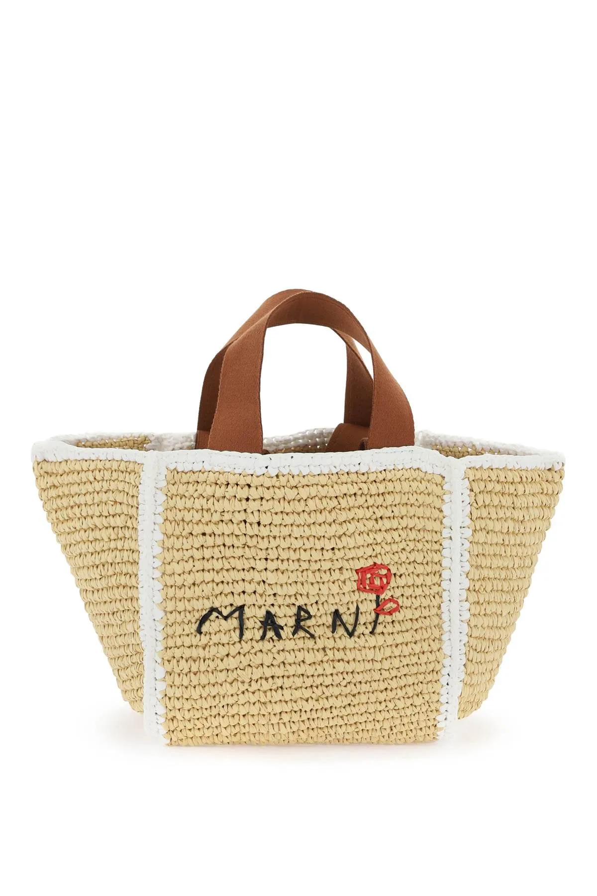 sillo tote bag for SHMP0121L0 P6769 NATURAL/WHITE/RUST