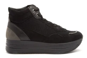 SNEAKERS ALTA IGI&CO DONNA SCAMOSCIATO FLYK NERO 2674700