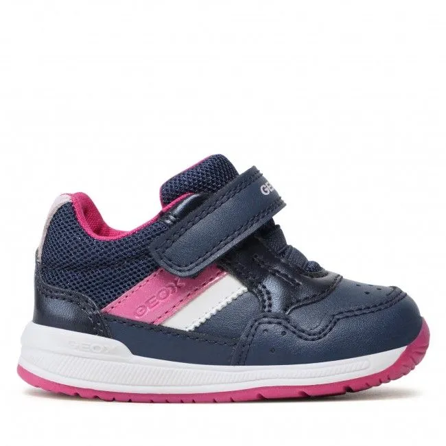 SNEAKERS GEOX BAMBINA PRIMI PASSI GEOX BABY B RISHON G. A - VIT.SIN+TES.GL LT NAVY/FUCSIA B250LA 0BCEW CB48N