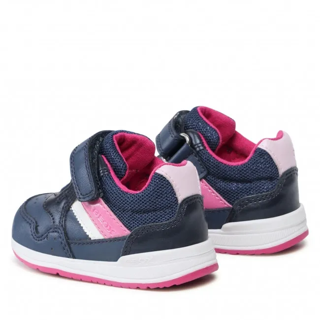 SNEAKERS GEOX BAMBINA PRIMI PASSI GEOX BABY B RISHON G. A - VIT.SIN+TES.GL LT NAVY/FUCSIA B250LA 0BCEW CB48N