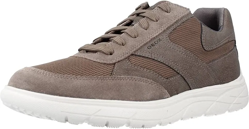 SNEAKERS GEOX UOMO U PORTELLO C - NBK SINT.+MESH  DOVE GREY U25E1C 0EK14 C1018