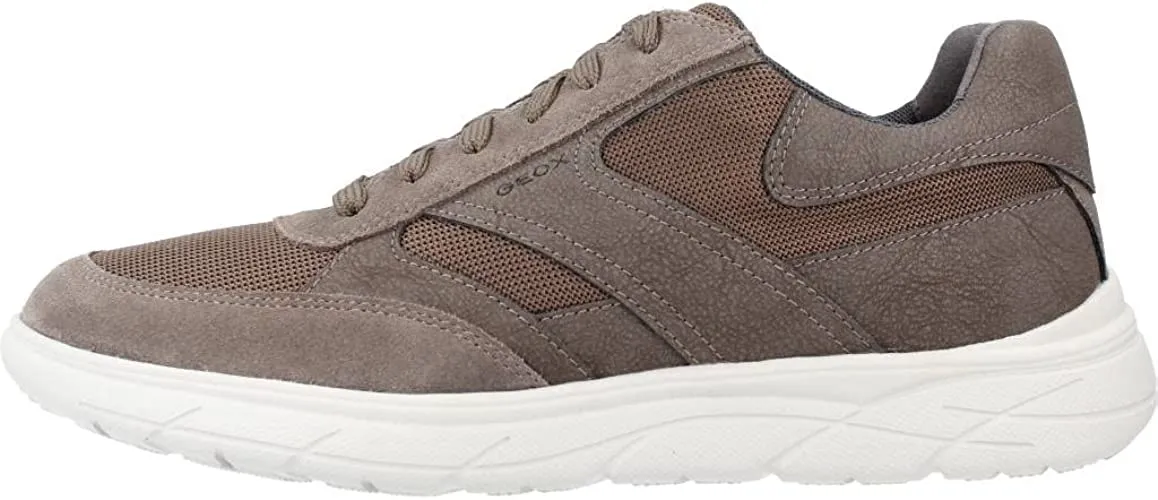 SNEAKERS GEOX UOMO U PORTELLO C - NBK SINT.+MESH  DOVE GREY U25E1C 0EK14 C1018