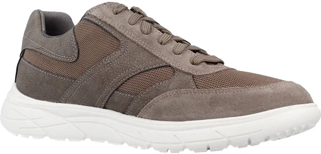 SNEAKERS GEOX UOMO U PORTELLO C - NBK SINT.+MESH  DOVE GREY U25E1C 0EK14 C1018