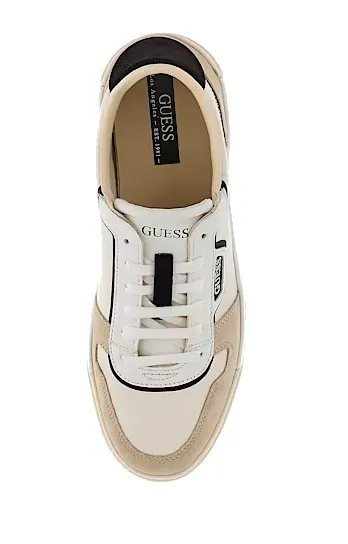 SNEAKERS GUESS STRAVE VINTAGE CARRYOVER FM5STVLEA12 WHBLK