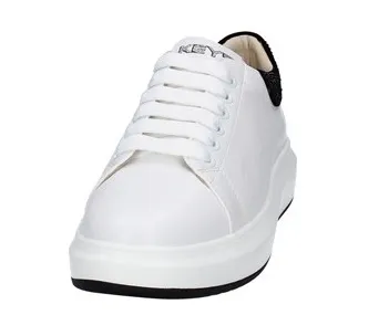 SNEAKERS KEYS DONNA K-7601 COD.K7202(EST.23)WHITE/BLACK