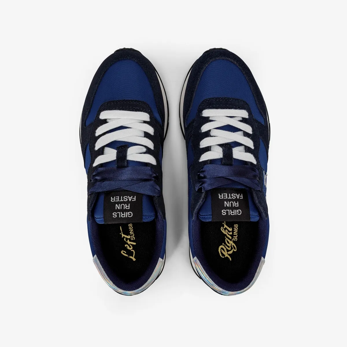 SNEAKERS SUN68 DONNA ALLY GOLD GIRL NAVY BLUE Z43202 07