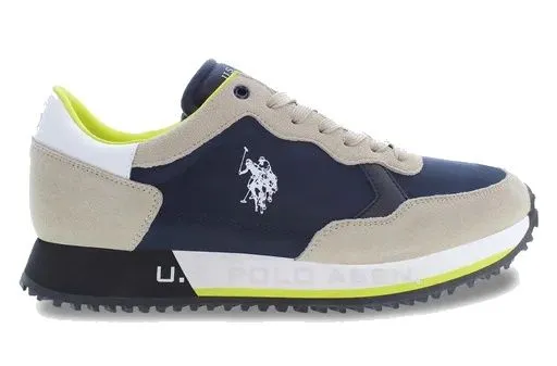 SNEAKERS U.S. POLO ASSN UOMO CLEEF001 DBL-BEI02