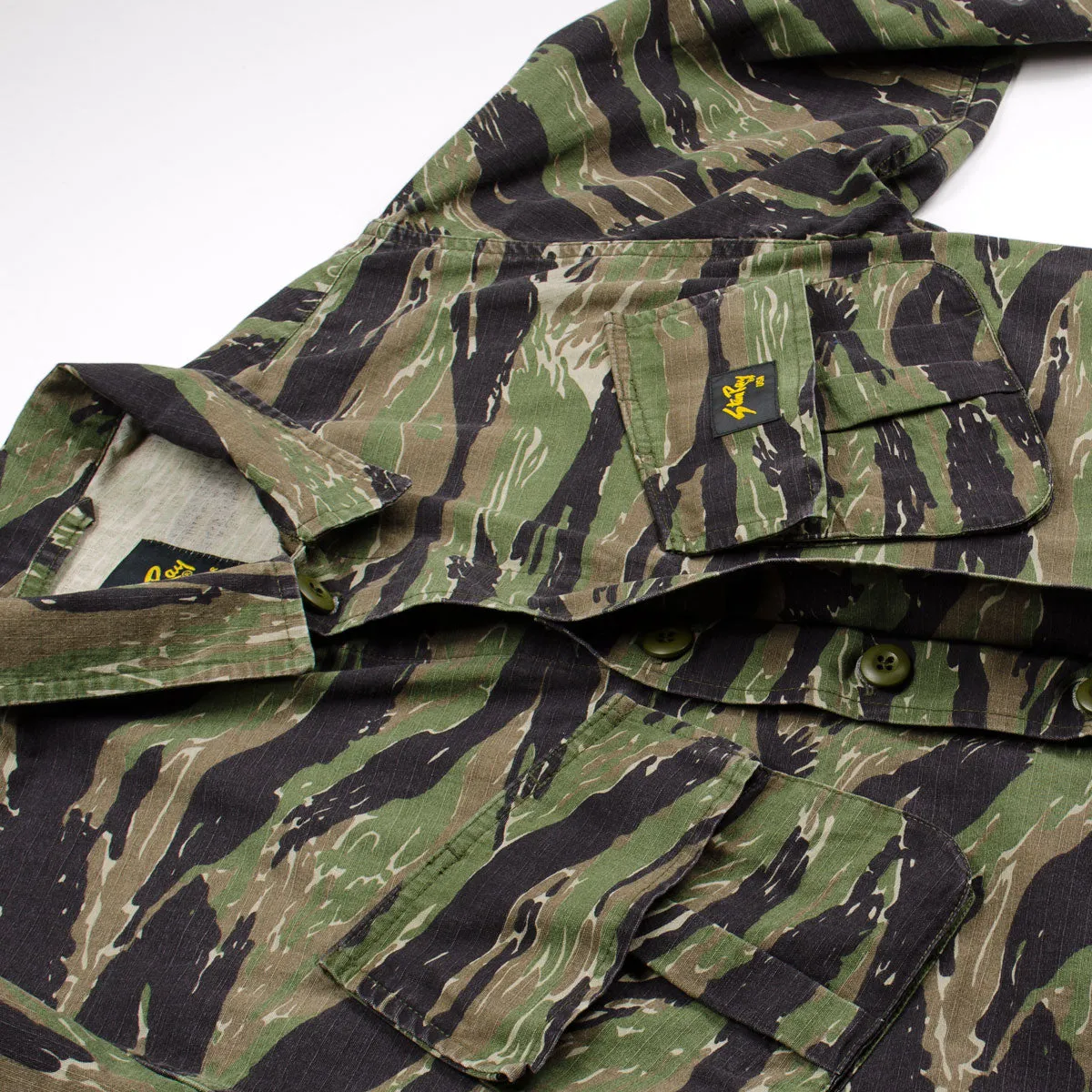 Stan Ray - Tropical Jacket - Stonewashed Tigerstripe Camo