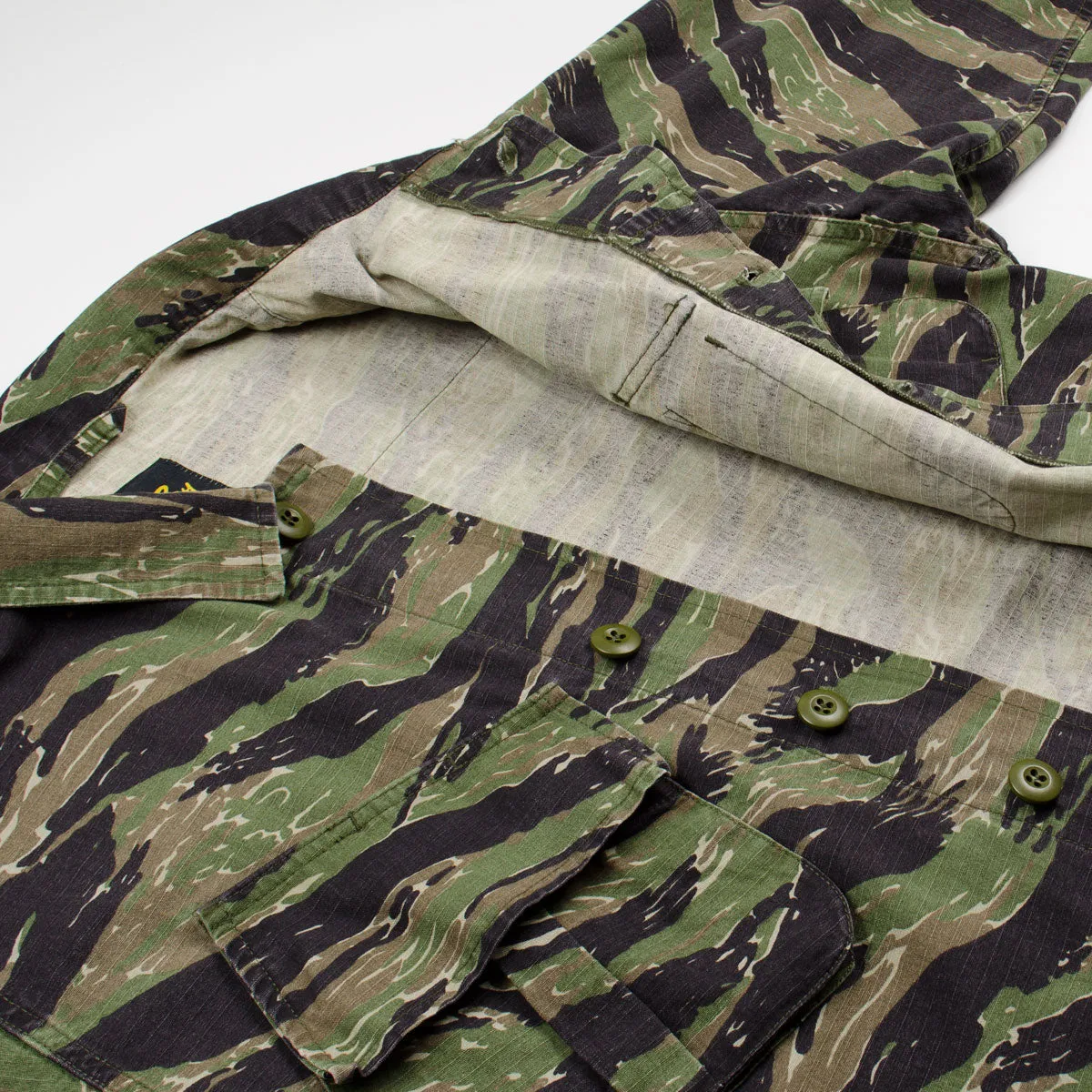 Stan Ray - Tropical Jacket - Stonewashed Tigerstripe Camo