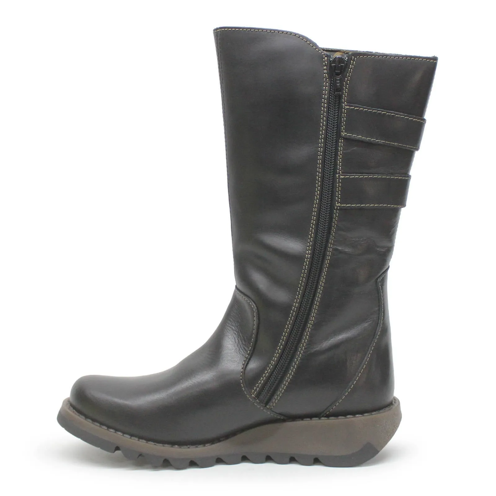 Suli Rug Leather Women's Calf Length Boots