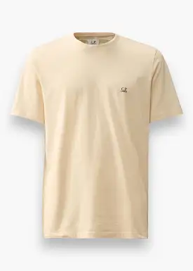 T-shirt C.P. Company 30/1 jersey goggle pistachio she beige