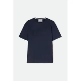 T-shirt in jersey di cotone uomo Blu