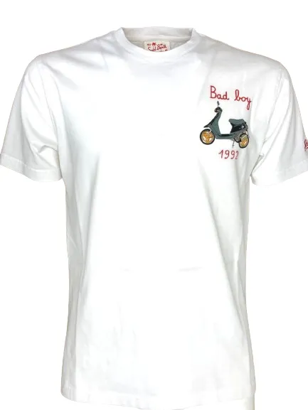 T-SHIRT UOMO BIANCA BAD BOY