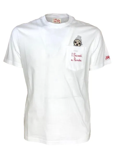 T-SHIRT UOMO BIANCA CON LOGO