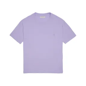 T-SHIRT WITH LOGO Man Lilac