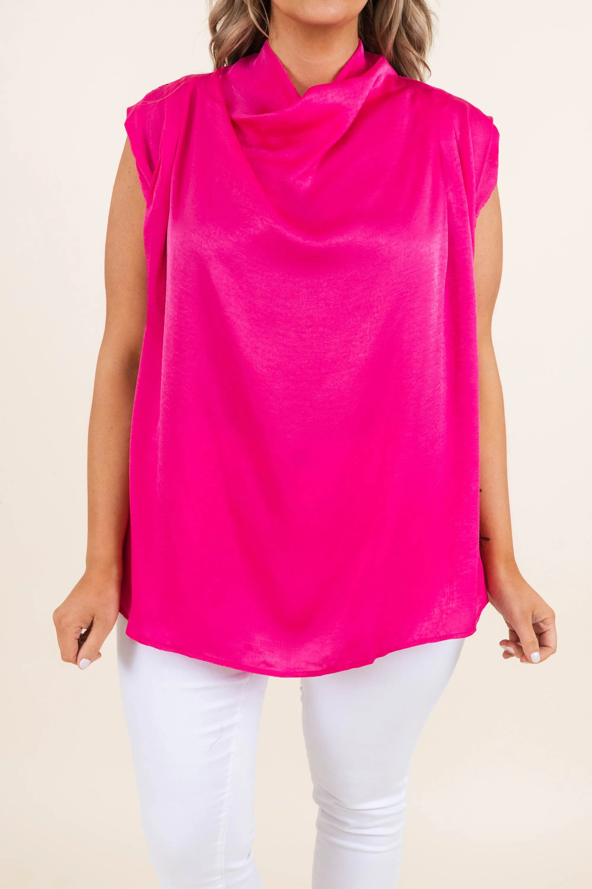 This Is For Us Blouse, Hot Pink