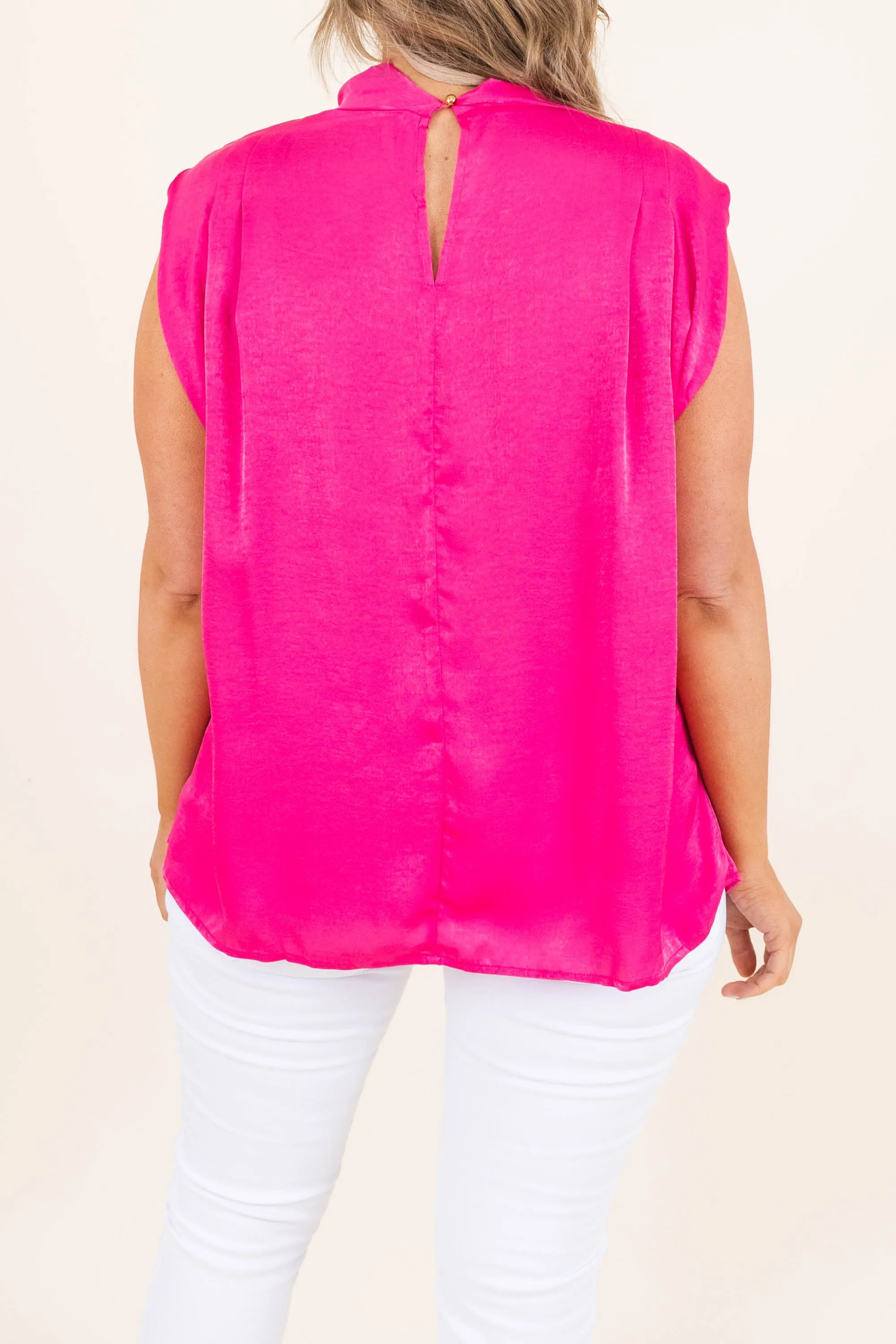 This Is For Us Blouse, Hot Pink