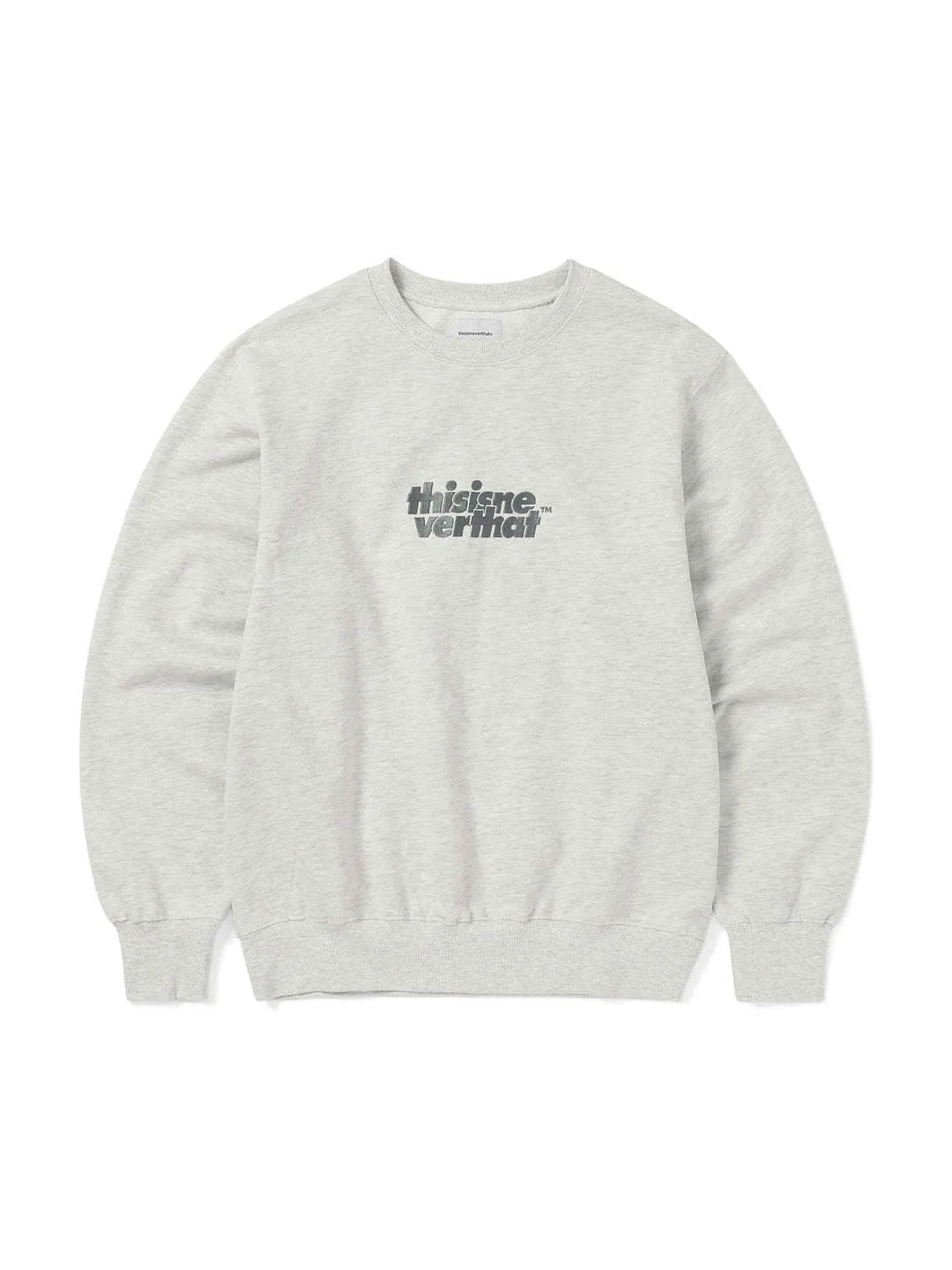 thisisneverthat  |Unisex Street Style Plain Cotton Logo Sweatshirts