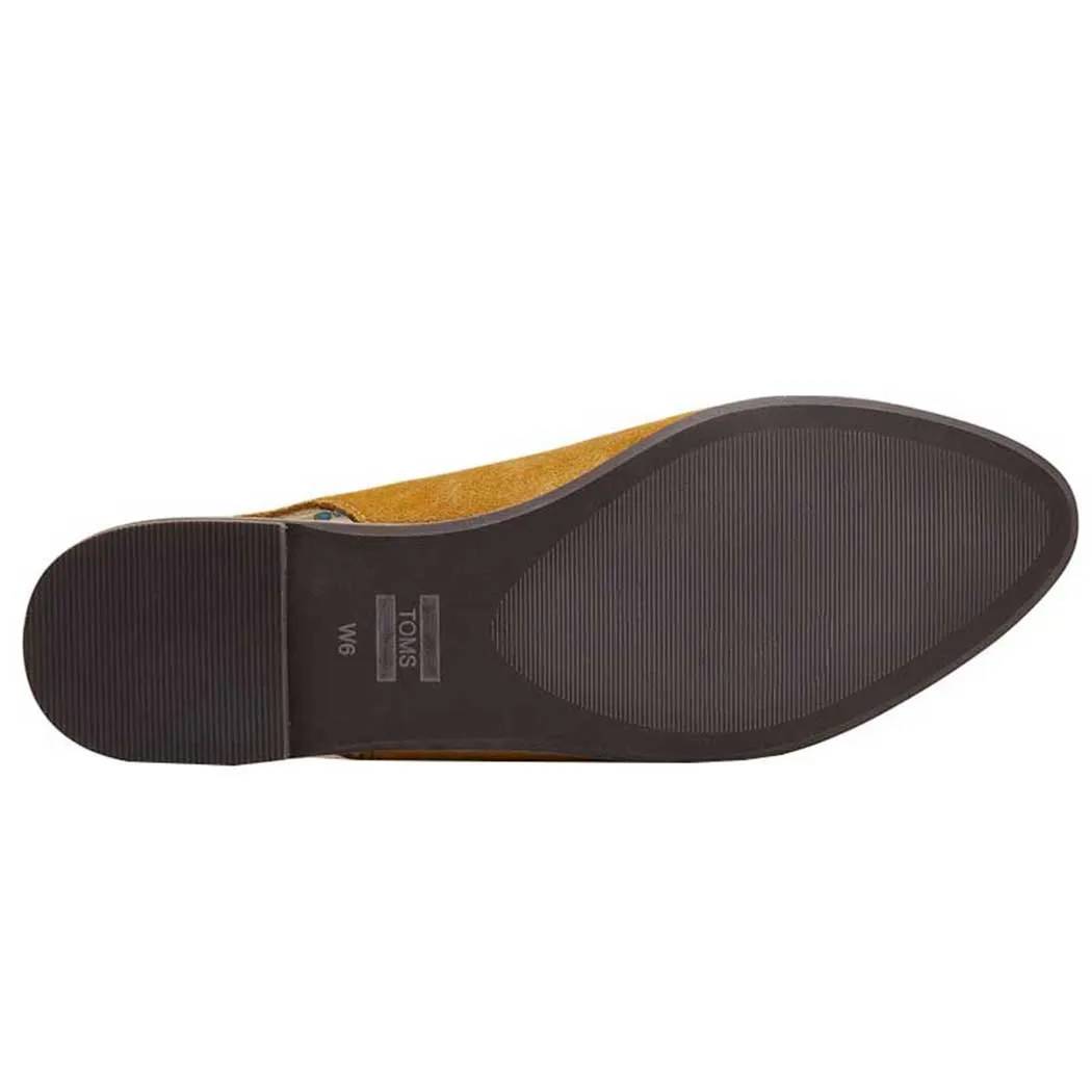 TOMS Shoes Julie Slingback Buckthorn Brown Suede 10015783 (Women's)