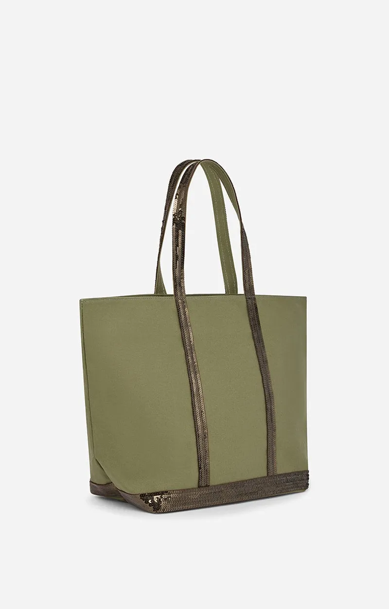 Tote Bag Canvas Cabas L Ve01-v40409 Trefle