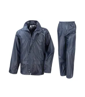 Unisex adult core rain suit navy Result Core