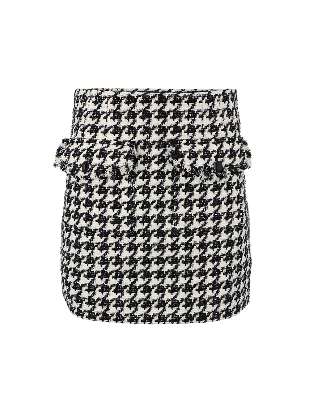 Veronica Beard Houndstooth Adriel Skirt