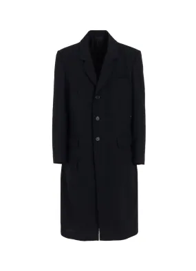 WASHER WOOL GABARDINE SLIM LONG JACKET