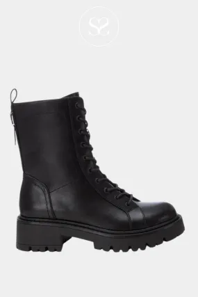 XTI 143434 BLACK MILITARY BOOTS