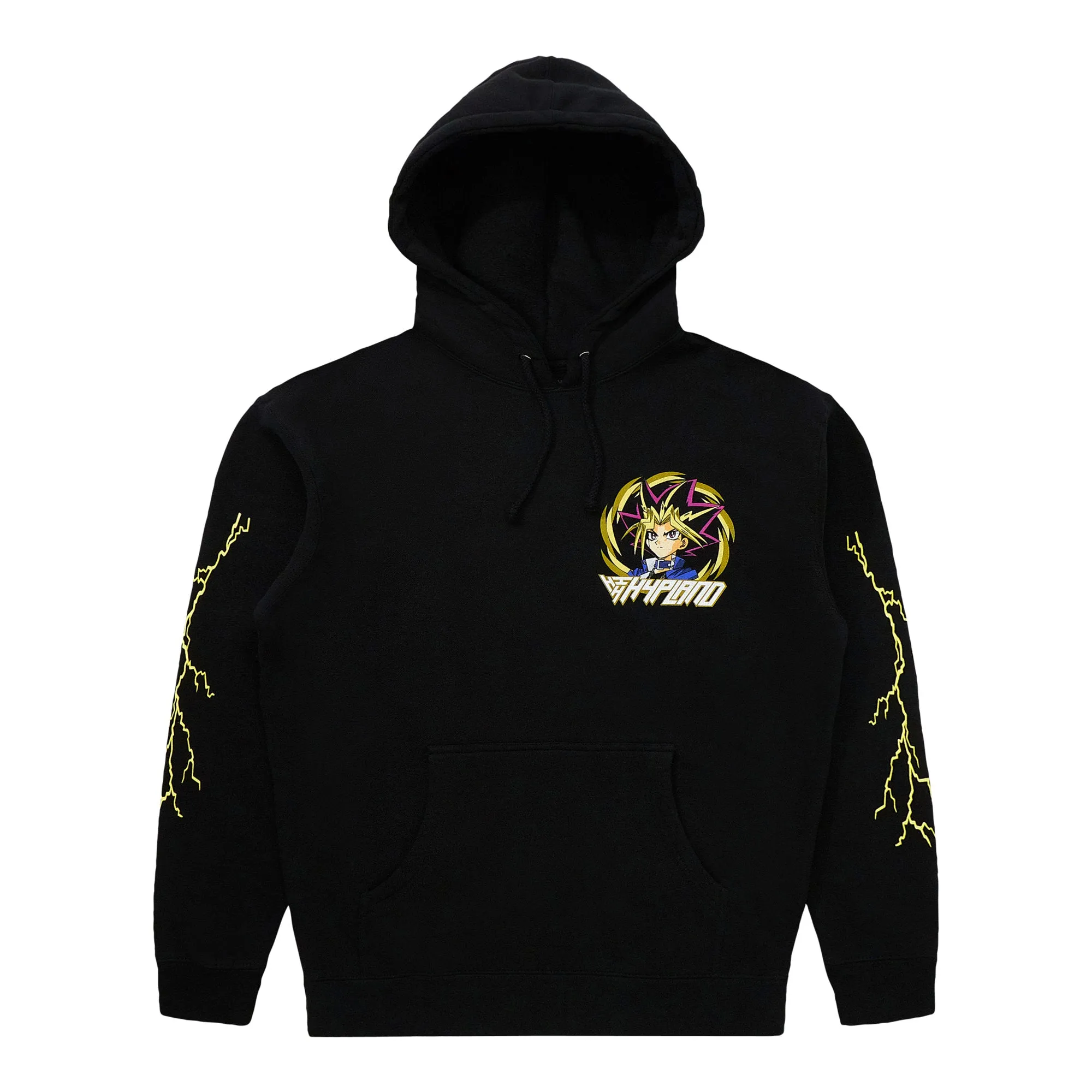 YUGIOH SKULL THUNDER HOODIE (BLACK)