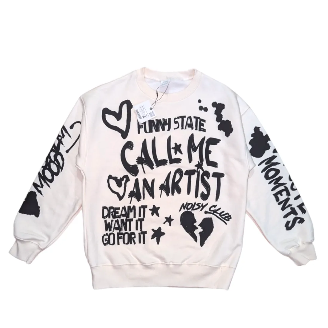 ZARA Graffiti Sweatshirt