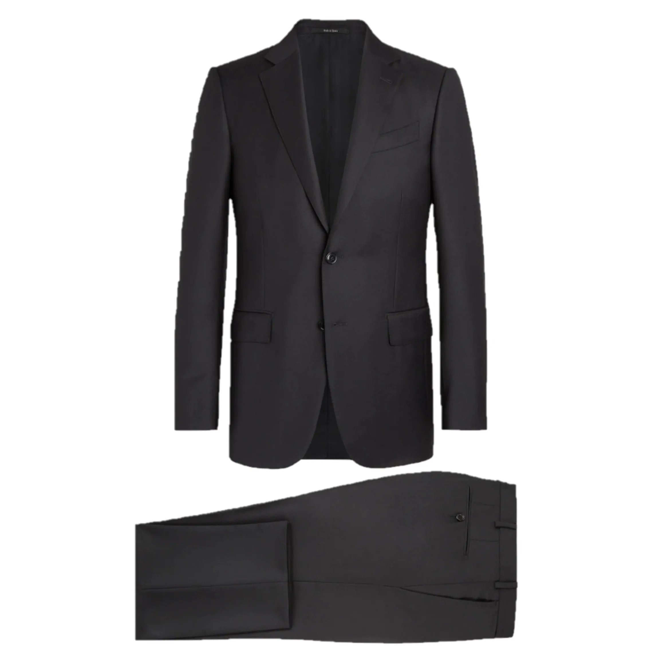 Zegna 2Pce Black Suit