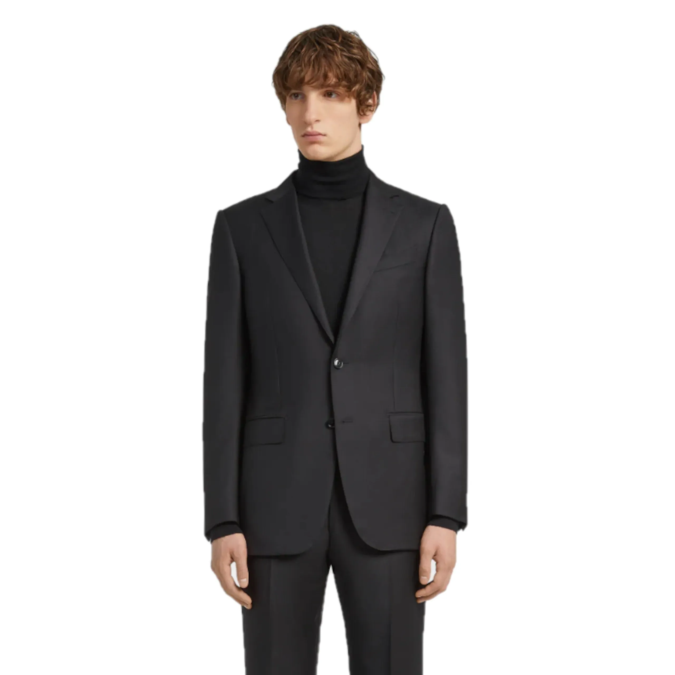 Zegna 2Pce Black Suit