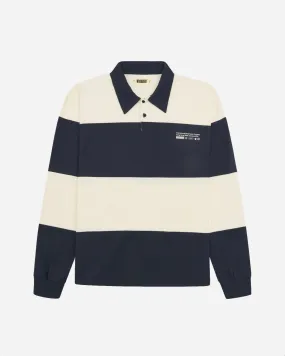 Zho L/S Polo - Navy Blazer